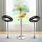 Height Adjustable Bar Stools Set of 2 with Hollow Back and Footrest